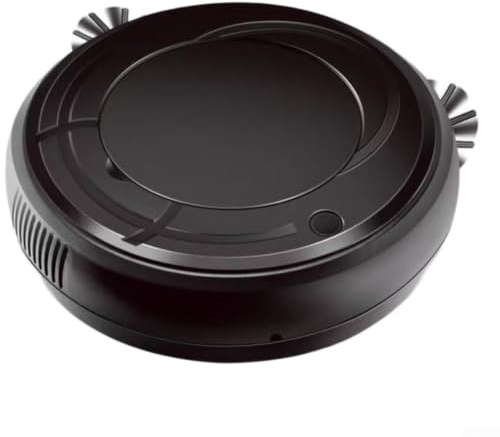 MeevrgR 3-in-1 Saugroboter und Wischmopp für Zuhause, 1200 Pa Saugkraft für Staub und Tierhaare, leise, lange Akkulaufzeit (YS23A schwarz)