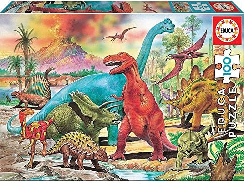 Educa 13179 - Dinos - Kinderpuzzle 100 Teile