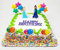 Frozen Queen Elsa and Friends Deluxe Birthday Cake Topper Set Featuring Frozen Characters and Themed Decorative Accessories
