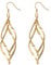 Vogem Twist Ohrringe hängend für Damen und Mädchen, spiralförmige Haken-Ohrringe zum Aufhängen, hypoallergen, Modeschmuck, Geschenk