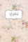 Notebook Vintage: Retro Floral style note book flowers