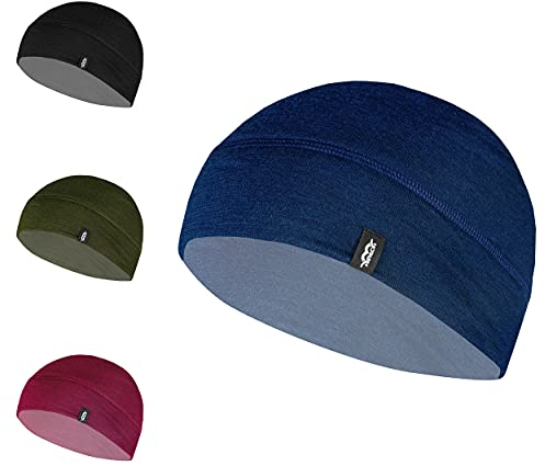 P.A.C. Merino Fleece Beanie, 100% Made in Germany, Merino Mütze Damen & Herren, Wendefunktion, Warm, Winter, Herbst, Atmungsaktiv, Thermoregulierend, Naturprodukt, Geruchshemmend, Unisex, Hat