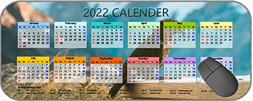 Spezielles Design 2022 Kalender Mauspad, Kea Parrot Bird MP996 Mauspads mit genähten Kanten