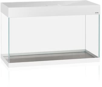 Aquael Opti Aquarium Set 125 weiß LED 2.0 2 x 14 W 81 x 36 x 51 cm 6 mm 125 l