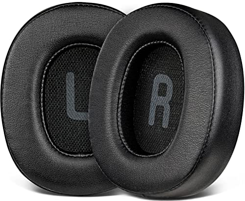 SOULWIT Cuscinetti auricolari di ricambio per JBL Tune 700(700BT)/710(710BT)/720(720BT)/750(750BT,750BTNC)/760(760NC)/770(770NC) Cuffie, Padiglioni Cuffie con pelle proteica più morbida-Nero