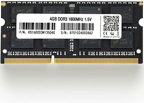 SIMPLETEK - MODULO BANCO MEMORIA RAM 4GB SO-DIMM DDR3 1600MHz 204 Pin 1,5V, Un modulo Non-ECC per Notebook, Mini PC e Sistemi Compatti