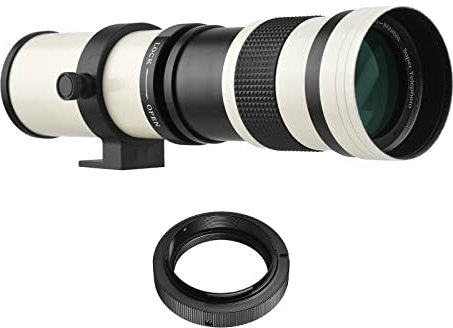 Camera MF Super Telephoto Zoom Lens F/8.3-16 420-800mm T2 Mount with AF-mount Adapter Ring Universal 1/4 Thread Replacement for Sony Alpha-mount A55 A33 A550 A500 A100 A200 A700 A300 A350 A900 A99