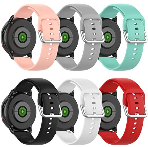 Ersatzarmband Kompatibel für IOWODO R30 Pro/R8/R5/R3 Pro/R3/R2/X2/X1 Armband, Silikonarmband für Blackview R30/R30 Pro/R3/R3 Pro/R3 Max/R8 Ersatzarmband (Größe L, 6er Pack B)