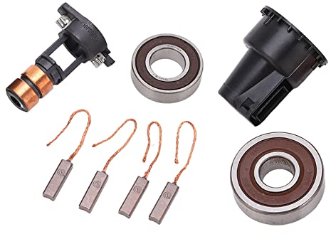Kit de Reparación de Alternador Kit de Reparación de Alternador Juego de Cojinetes de Cepillos de Anillo Deslizante 230090 Reemplazo para Bosch 0124515010