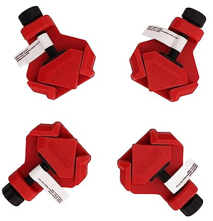 4PCS Spring Load 90 Degree Corner Clamp for Woodworking Furniture