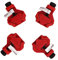 4PCS Spring Load 90 Degree Corner Clamp for Woodworking Furniture