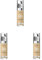 L'Oreal Paris True Match Liquid Foundation, Skincare Infused with Hyaluronic Acid, SPF 17, Available in 40 Shades, 3W (Pack of 3)