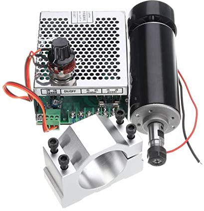 Kits de moteurs de broche CNC ER11 CNC 500W Moteur de broche avec des pinces de 52 mm et une vitesse d'alimentation Pour fraiseuse de gravure de routeur CNC