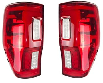 INRNT Anhänger Rückleuchten Bremsleuchte für Ford Ranger Raptor T6 T7 T8 2012 2013 2014 2015 2016 2017 2018 2019 2020 2021 2022,wasserdichte Rückleuchten Anhänger Rücklicht Kontrollleucht,A/Rot