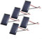 HpLive 1/5/10pcs Panneau Solaire 5V 60mA Mini Cellules Solaires Portables pour Chargeur Solaire DIY (5 Pièces)