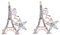 2 Pièces Broche Femme Broche Épingle à Femme Rose Gold WRITWAA