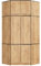 BDW Schlafzimmer Eckschrank mit Verlängerung - Elegant und funktionell - Großes Fassungsvermögen - Vielseitiger Stil - Einfache Montage - 100 cm - 6 Türen, 9 Einlegeböden - Craft Eiche