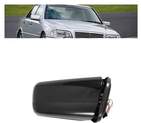 laiyonggr Auto Vorderseite Power Spiegel Kompatibel for Mercedes Benz C-Klasse W210 W202 C220 C230 C280 1994-2000 außerhalb Rückspiegel(Right)