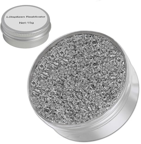 15g Saldatore Punta,Pasta Saldante,Detergenti per Punte,Punta del Saldatore Pulizia Pasta,Senza Piombo Pasta Pulita Saldatura,per Pulire e Riparare le Punte del Saldatore