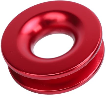 Winch Snatch Recovery Ring 4000Lbs Arbeits Last Red Snatch Block Pulley Abschlepp Ring für ATV UTV SUV Truck Off Road Vehicle