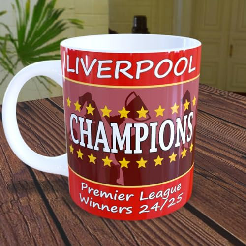 Liverpool Champions Mug - League Winners 2024/25 Cup