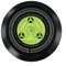 Estabilizador de grabación giratorio de aluminio para 60 Hz para tocadiscos LP con nivel de burbuja integrado (negro)