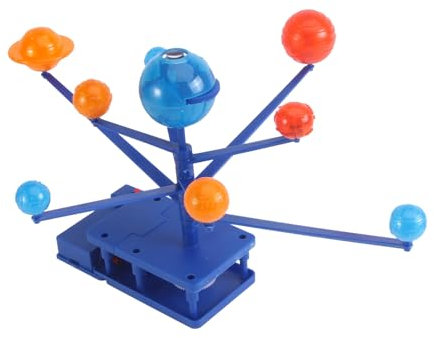 BESPORTBLE Planetenmodell Bausatz Handgemalt Rotierendes Sonnensystem Spielzeug Für Junge Mädchen Ab Langlebiges DIY Astronomisches Experiment Dekoratives Lehrmittel Ohne Batterie