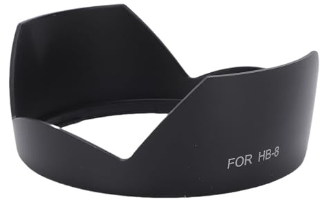 Annadue Kamera-Gegenlichtblende für AF 18 Mm F2,8D, HB 1-Gegenlichtblende mit 77-mm-Kappe, Blendschutzbeschichtung aus ABS-Konstruktion, Zur Blockierung von Streulicht