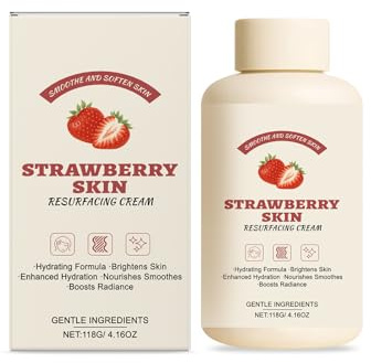 Bodylotion Erdbeer, Hautstraffende Bodylotion, Repariert und Hebt, Verbessert den Glanz, Straffende Body Lotion, Spendet der Haut Feuchtigkeit, Cream, für Alle Hauttypen Geeignet