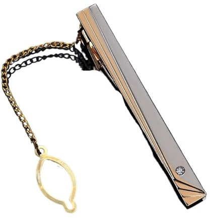 Gold Krawattenklammer mit Kette für Herren Krawattenklammer und Kette Vintage Krawattenklammer Krawattenklammer Krawattennadel Krawattenklammer Herren