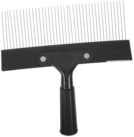 KOMBIUDA Peigne à Grain Entretien Facile en Acier Inoxydable Réutilisable Adapté Tube 20mm, Outil Unique pour Décoration Murale pour Fourniture Artistique Texturée