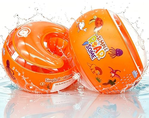 Manguitos Piscina,Banda de Brazo Inflatable con 3 Airbags Independientes,Nadar Manguitos Ayuda de Natación a Partir,Adecuado para Peso 20-40 kg