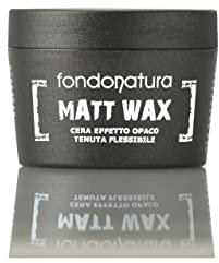 Fondonatura Matt Wax Mattwachs 125 ml – Pomade mit Matt-Effekt – flexibler Halt, beschlägt nicht