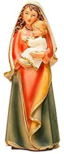 Trofeos Catene | Madonna Maria con Bambino Statuina Religiosa in Resina, 12 cm