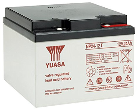 Yuasa Blei-Akku NP24-12I Pb 12V / 24Ah mit M5 Schraubanschluss