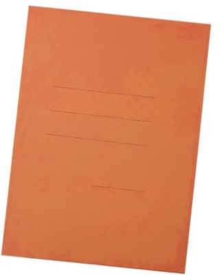 Globus Blasetti Dokumentenmappen - Zaffiro ORANGE, Dokumentenordner für das Büro, Format 22 x 33,5 cm, Packung mit 50 Stück, 200 g zertifiziertes PEFC-Papier.