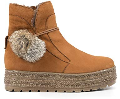 Kanna Stiefelette KI7886, Glattleder, Braun, Damen EU 41