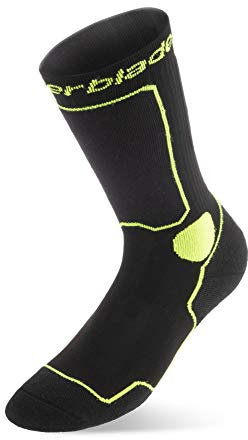 Rollerblade SKATE SOCKS, Inline Skate Socken für Männer, Erwachsene Sportsocken, Schwarz/Grün, XL (47-49)