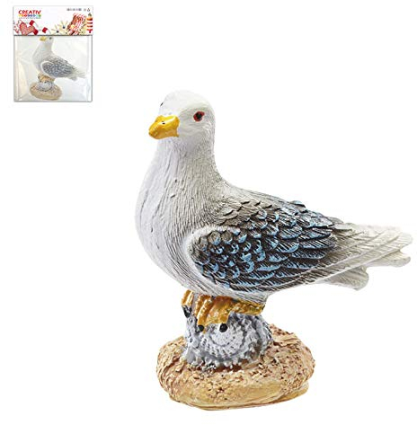 CREATIV DISCOUNT Miniatur Möwe, 5 x 5 x 2cm