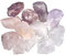 Edelsteinwasser Basis-Set zur Wasserbelebung |100% Natur-Kristalle Grundmischung für Trinkwasseraufbereitung: Rosenquarz, Amethyst, Bergkristall