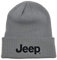 Jeep Flip Knit Beanie Hat - Grey