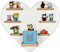 MR TEDDY BEAR Kinderregal Herz | Holzregal für die Toniebox und Tonies | Tonie-Regal hergestellt in der EU | Wandregal zum Spielen und Sammeln | Für Mädchen und Jungen | Weiß