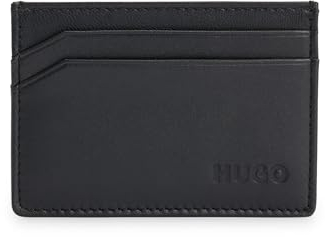 BOSS HUGO Hommes Subway S card Porte-cartes en cuir avec logo