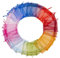 Carehabi - Sacchetti in organza, sacchetti in organza, sacchetti regalo in organza, sacchetti per gioielli, sacchetti per matrimonio, sacchetti di lavanda (7 x 9 cm, Colorati)