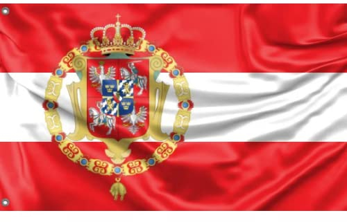 Polnisch-Lithuanische Commonwealth-Flagge, einzigartiger Designdruck, hergestellt in der EU (90 x 150 cm)