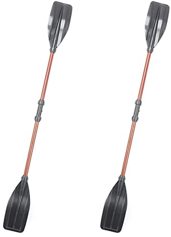 Pagaie Aluminium, Pagaie Double de Kayak, pagaies télescopiques réglables, Pagaies de Canoe, pour Kayak, Bateau à Rames, Canoë