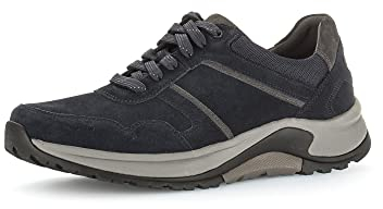 Pius Gabor Herren Sneaker Low, Männer Halbschuhe,Wechselfußbett,schnürschuhe,schnürer,straßenschuhe,Sportschuhe,Marine/Iron,44 EU / 9.5 UK