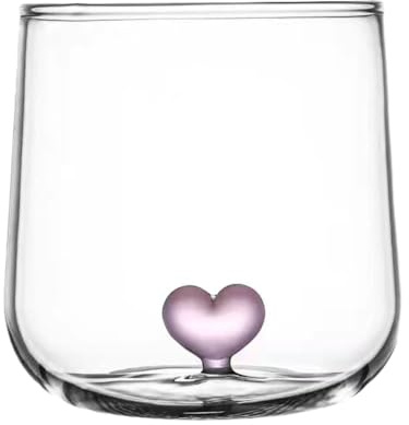 Zerodeko Glas-cocktailbecher Für Bar Kreatives Wasserglas Mit Herz Haushalts-cocktailbecher Herz-glasbecher Kaffee-milchbecher