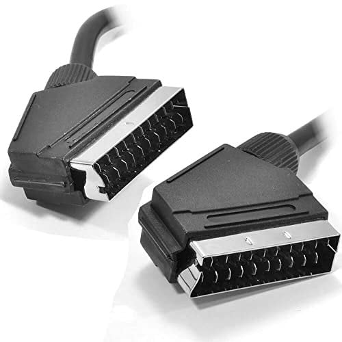 Septal SCART to SCART AV Freeview to TV Cable/Lead/Wire All 21 Pins Connected 3m Long Cable