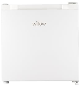 Willow WMF46W 46L Mini Tabletop Fridge with Adjustable Thermostat, Reversible Door - White
